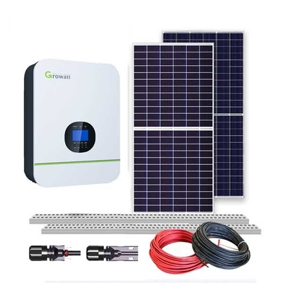 가정을 위한 격자 체계 UN38.3 400w 5Kwh 떨어져 태양광 태양