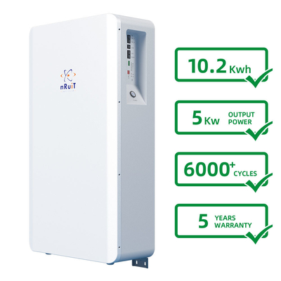 6000 깊은 주기 태양 전지/10kwh 51.2 V 200ah Lifepo4 리튬 전지 5000W