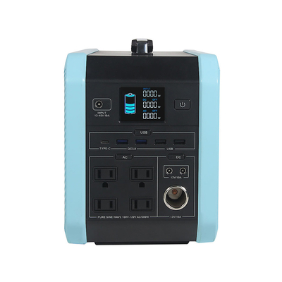 야영 11.24KG를 위한 500W 태양 휴대용 시스템 리튬 전지 220V 태양 발전기