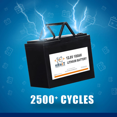 1280Wh 12 볼트 태양 전지 팩 Expertpower 직접 12v 100ah Lifepo4