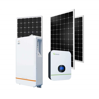 10kw 주거용 태양 전지 저장 장치 240Ah 태양 전지판 지붕 장착 시스템