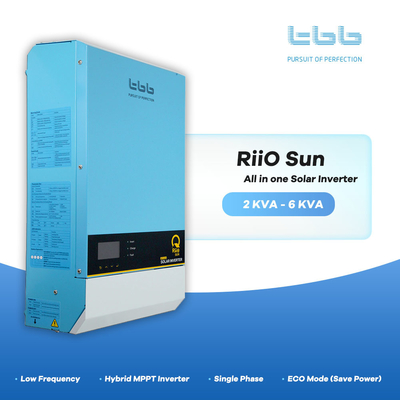 TBB RIIO 시리즈 오프 그리드 전원은 하이브리드 인버터 24V 48V 2KW 3KW 4KW 5KW 6KW를 고발합니다