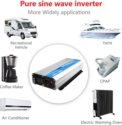 리모콘과 AC120V에 대한 3000W 순수 사인파 역변환 장치 DC12V